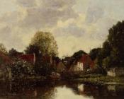 尤金 布丹 : Canal near Dordrecht